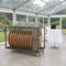 Chivari 12 Metal 36" (3 Foot) Round Cocktail Table Kits + Cocktail Table Cart CART116HG-RD36M-12