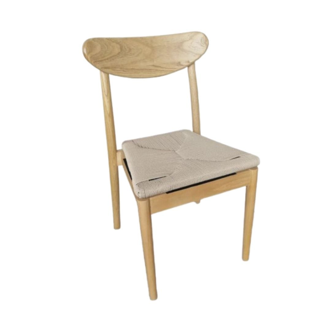 Chivari Natural Wood Antler Chair with Natural Rope Seat CAWN-SHRNT-KT