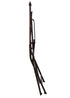 Chivari Distressed Bronze Barcelona Bistro Folding Chair CBBMBR-AX-T
