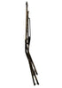 Chivari Vintage Copper Gold Brushed Barcelona Bistro Folding Chair CBBMC-AX-T