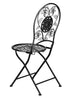 Chivari Barcelona Bistro Chair Black with Round Seat and Back CBBMRB-AX-T