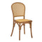 Chivari Chestnut Bent Cane Resin Chair CBCC-ZG-T