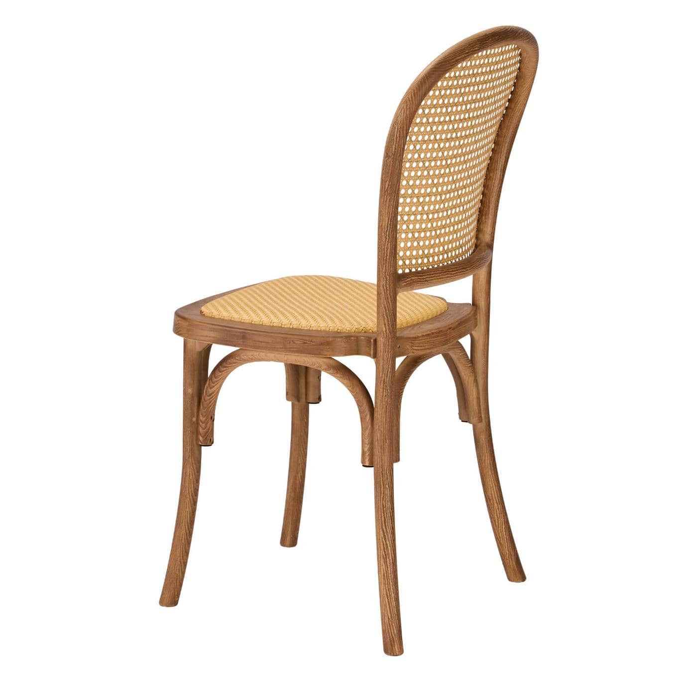 Chivari Chestnut Bent Cane Resin Chair CBCC-ZG-T