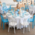 Chivari Kids 48" (4 Foot) Round Heavy Duty Plywood Folding Banquet Table TPLYRD48M-KID-AX-T
