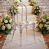Chivari Clear Resin Bentwood Chair CBRCL-ZG-T