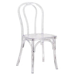 Clear Resin Bentwood Chair
