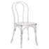 Chivari Clear Resin Bentwood Chair CBRCL-ZG-T