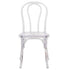 Chivari Clear Resin Bentwood Chair CBRCL-ZG-T