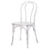 Chivari Clear Resin Bentwood Chair CBRCL-ZG-T