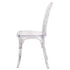 Chivari Clear Resin Bentwood Chair CBRCL-ZG-T