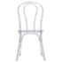 Chivari Clear Resin Bentwood Chair CBRCL-ZG-T