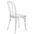 Chivari Clear Resin Bentwood Chair CBRCL-ZG-T