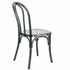 Chivari Clear Smoke Resin Bentwood Chair CBRSM-ZG-T