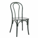 Clear Smoke Resin Bentwood Chair