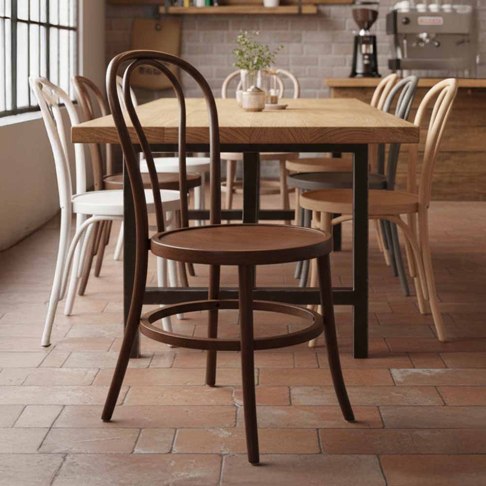 Chivari Scratch and Dent Fruitwood ToughWood™ Bentwood Chair CBWFL-ZG-T-SD