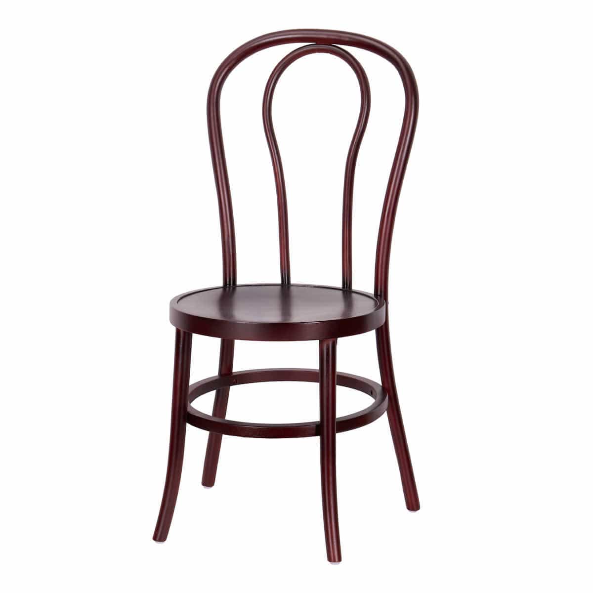 Chivari Mahogany ToughWood™ Bentwood Chair with Round Seat CBWMR-ZG-T