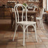 Chivari White Distressed ToughWood™ Bentwood Chair CBWW-ZG-T