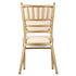 Lusso Luxury Chairs Chiavari 2.0 Bellissimo Champagne Gold Aluminum Chair with White Silicone Cushion CCA2CHG-AX