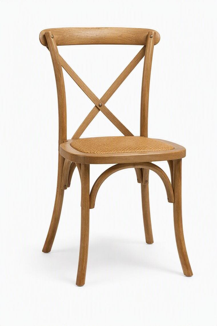 Wood Cross Back (X-Back) chair