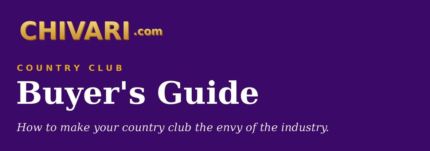 Chivari.com Country Club Buyer's Guide