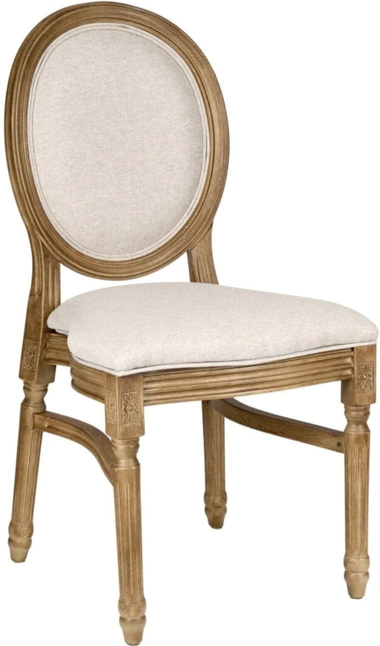 Louis Pop chair with oval open back