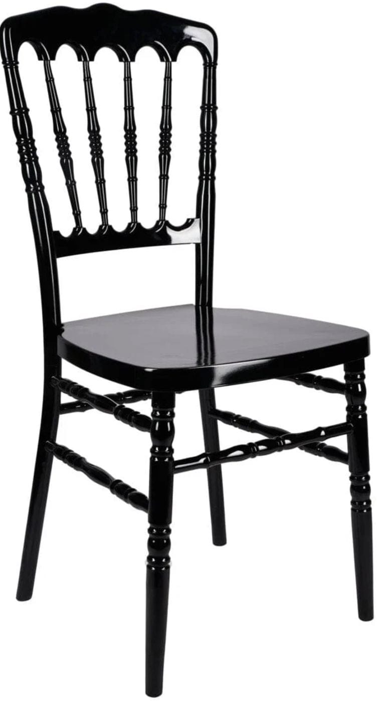 Napoleon chair in black resin