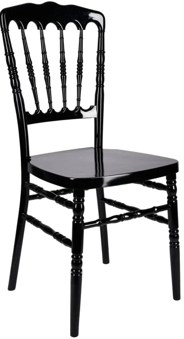 Napoleon chair in black resin