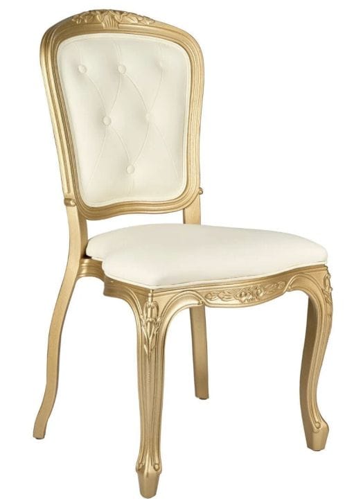 Royal chair with rattan back
