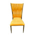 Chivari Caterpillar Chair Stainless Steel Gold Frame with Gold Cushions CCPM-GD-AX-SO