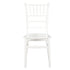 Chivari White BasicResin™ Chiavari Chair CCPW-SG-T