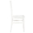 Chivari White BasicResin™ Chiavari Chair CCPW-SG-T