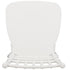 Chivari White BasicResin™ Chiavari Chair CCPW-SG-T