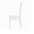 Chivari White BasicResin™ Chiavari Chair CCPW-v22-SG-T