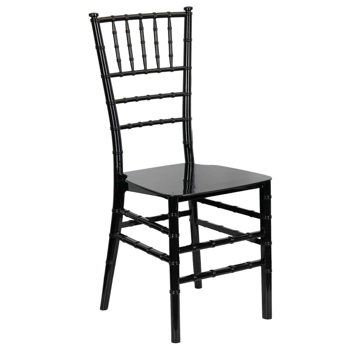 Chivari Black ThinResin™ Chiavari Chair CCRB-MONO-THIN-ZG-T