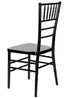 Chivari Black Resin Steel Skeleton™ Chiavari Chair- 4 Pack - Some Assembly Required CCRB-U4-STEEL-AX-T-4