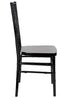 Chivari Black Resin Steel Skeleton™ Chiavari Chair- 4 Pack - Some Assembly Required CCRB-U4-STEEL-AX-T-4