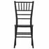 Chivari Black Woodgrain ToughResin™ Chiavari Chair CCRBB-MONO-AX-T