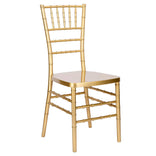 Bullion Gold Resin Steel Skeleton™ Chiavari Chair with Color Core