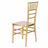 Chivari Bullion Gold Resin Steel Skeleton™ Chiavari Chair with Color Core CCRGBCC-ST-A