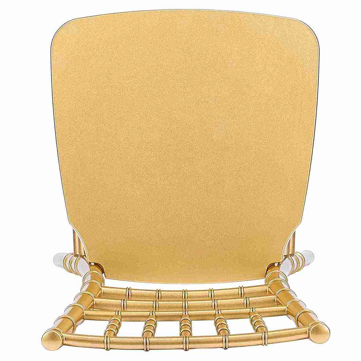 Chivari Bullion Gold Resin Steel Skeleton™ Chiavari Chair with Color Core CCRGBCC-ST-A