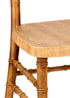 Chivari Natural WoodGrain™ Resin Steel Skeleton™ Chiavari Chair- 2 Pack - Some Assembly Required CCRN-U2-STEEL-AX-T-2