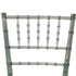 Chivari Clear Smoke Resin ThinVisible™ Seat Chiavari Chair CCRSM-MONO-THIN-ZG-T