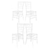 Chivari White ToughResin Chiavari Chair  - 4 Pack - Some Assembly Required CCRW-U-ZG-T-4