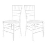 White ToughResin™ Chiavari Chair - 2 Pack - Some Assembly Required