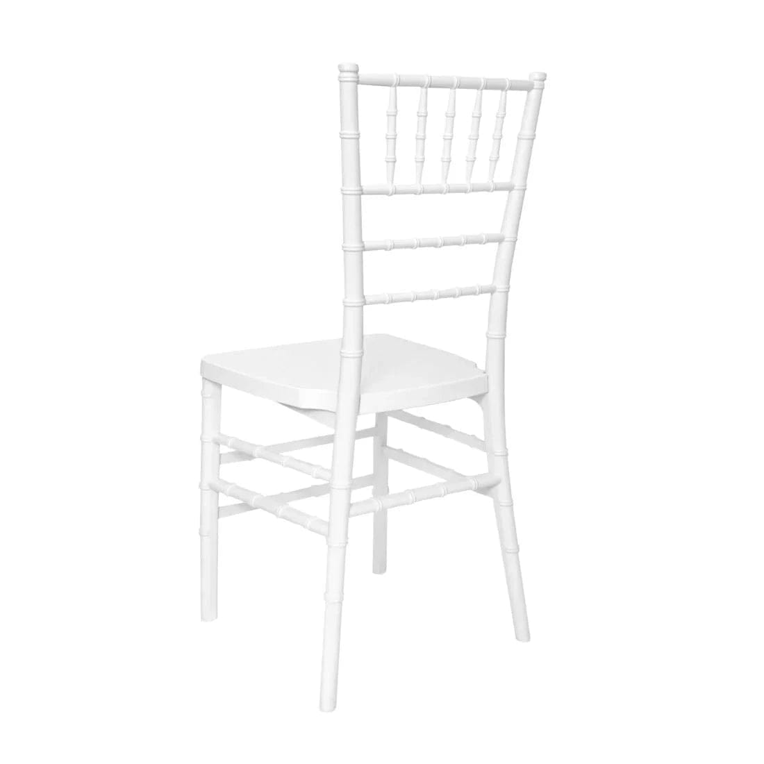 Chivari White ToughResin™ Chiavari Chair - 2 Pack - Some Assembly Required CCRW2-U-ZG-T-2
