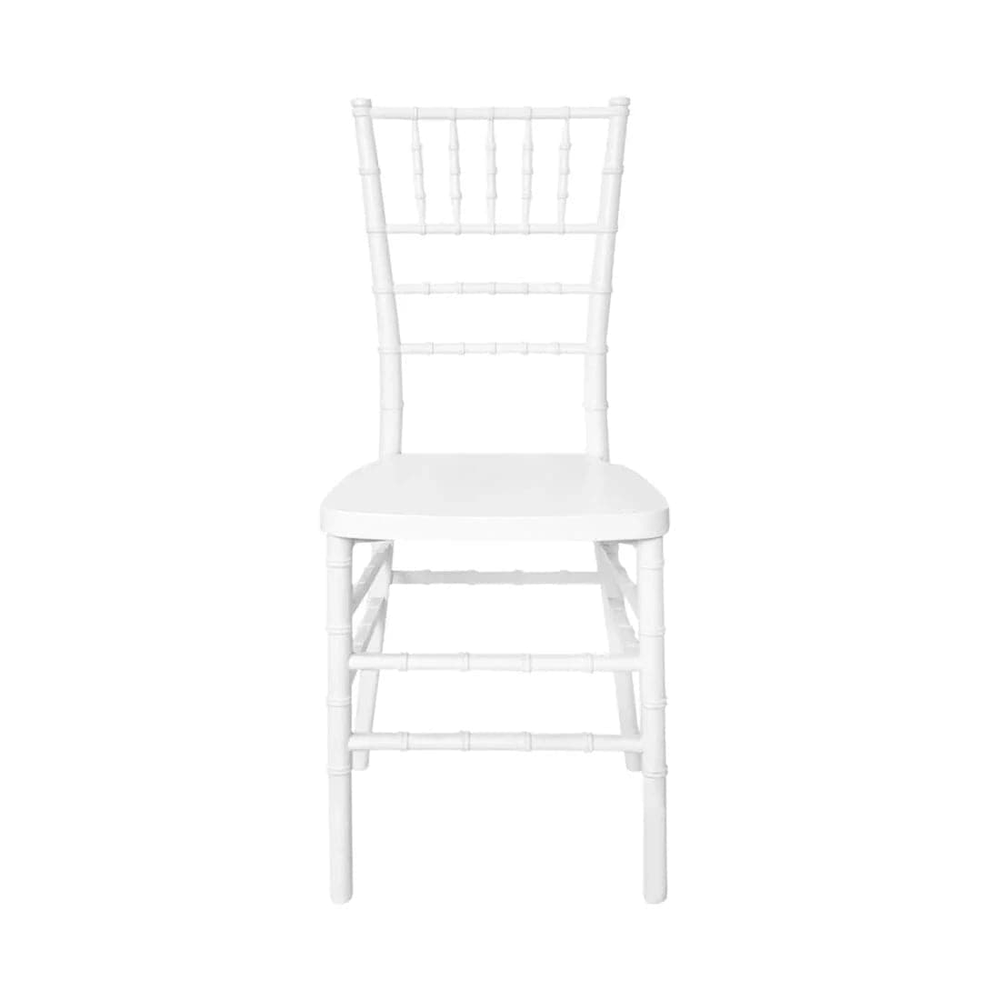 Chivari White ToughResin™ Chiavari Chair - 2 Pack - Some Assembly Required CCRW2-U-ZG-T-2