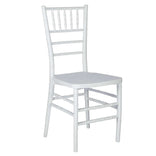 White Woodgrain ToughResin™ Chiavari Chair