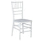 Chivari White Woodgrain ToughResin™ Chiavari Chair CCRWB-MONO-AX-T