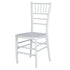 Chivari White Woodgrain ToughResin™ Chiavari Chair CCRWB-MONO-AX-T