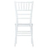 Chivari White Woodgrain ToughResin™ Chiavari Chair CCRWB-MONO-AX-T